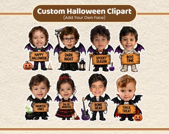 Halloween-Kostüm-Fotorahmen-Set | Eigene Fotovorlagen hinzufügen | DIY-Halloween-Klassenzimmerdeko & Pinnwandideen | Geistergesicht-Ausschnitt