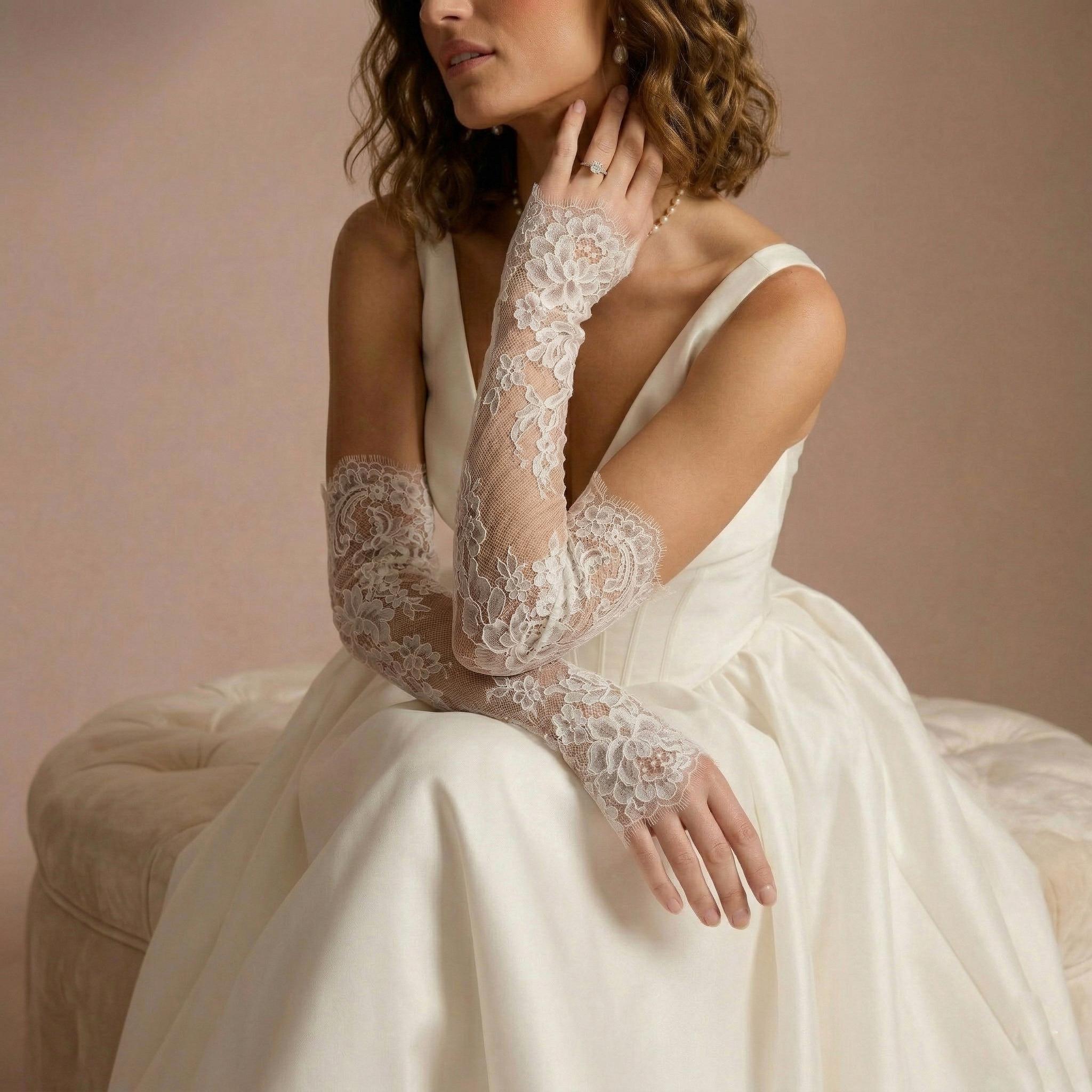 Lace Wedding Sleeves - Etsy