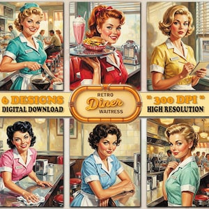 1950s diner waitress - Etsy 日本