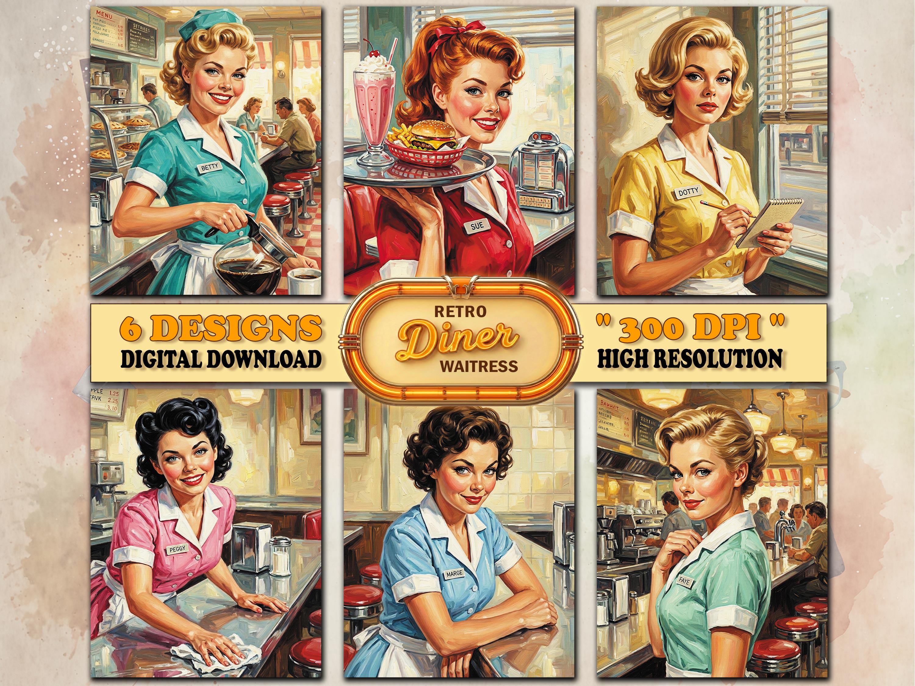 Retro diner decor - Etsy 日本