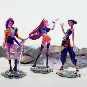 Kpop Demon Acrylic Standee, 5.91 Inches Hunters Huntrix Action Figure, Mira, Rumi, Zoey, Gift for friend, Birthday Gift