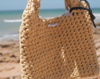 Sun & Stich Crochet Bag – Handmade Crochet Bag, Sustainable Boho Shoulder Bag, Eco Friendly Summer Tote