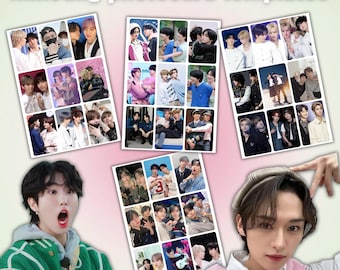 Modelli di cartoline stampabili Straykids Minsung - stampabili