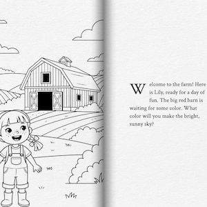 A Day at the Farm: A Colouring Adventure