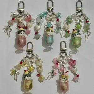 Mofusand Sundae Series Keychain Charm