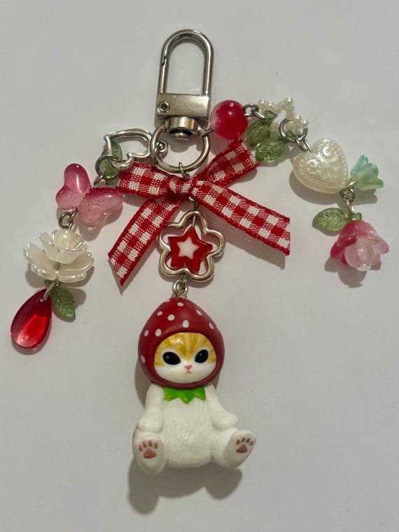 Mofusand Fruit Series Keychain Charm - Etsy
