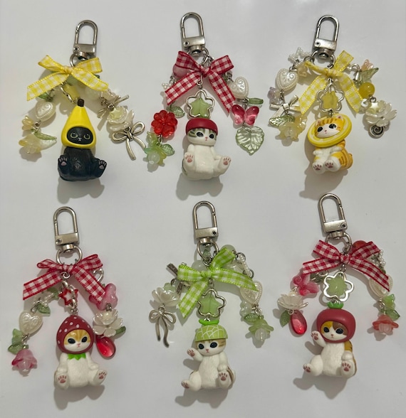 Mofusand Fruit Series Keychain Charm - Etsy