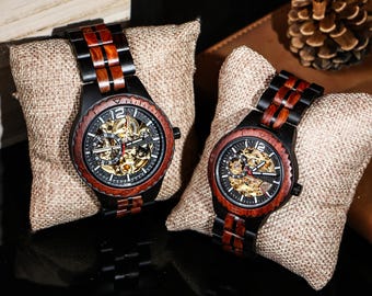 Reloj personalizado, regalo de padre e hijo, regalo personalizado para hijo, regalo de aniversario para esposo, regalos de lujo para él