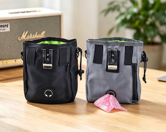 Bolsa para premios para perros -Bolsa para premios para perros- Bolsa para pasear perros con dispensador de bolsas