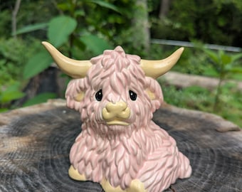 Highland Cow decorative figure