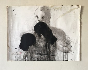 Boxing Painting  by George Spencer, aprox. 18"x24",  2014, #3