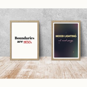 Modern Abstract Art Print Set: Home Decor, Therapy Room (Digital Download, 5 Sizes Included)