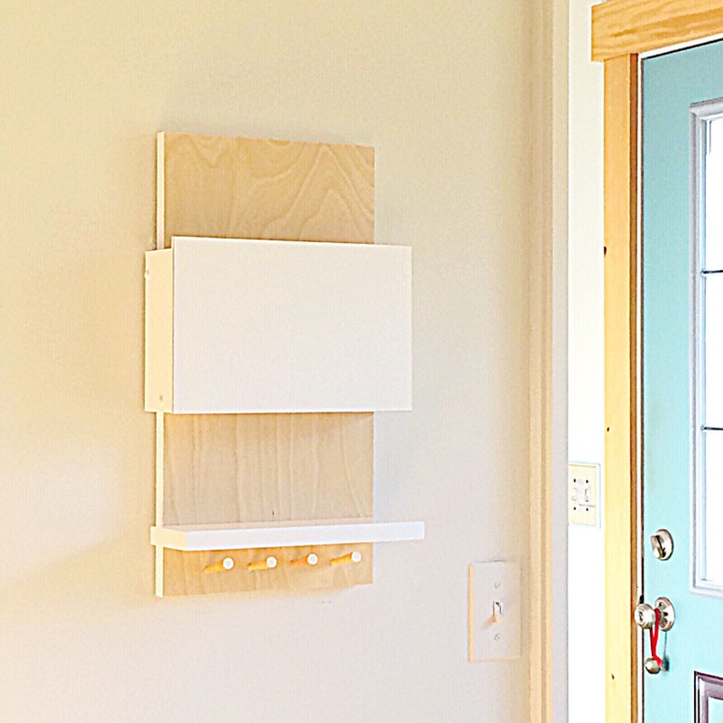 WALL ORGANIZER whiteboard dry erase board modern Etsy