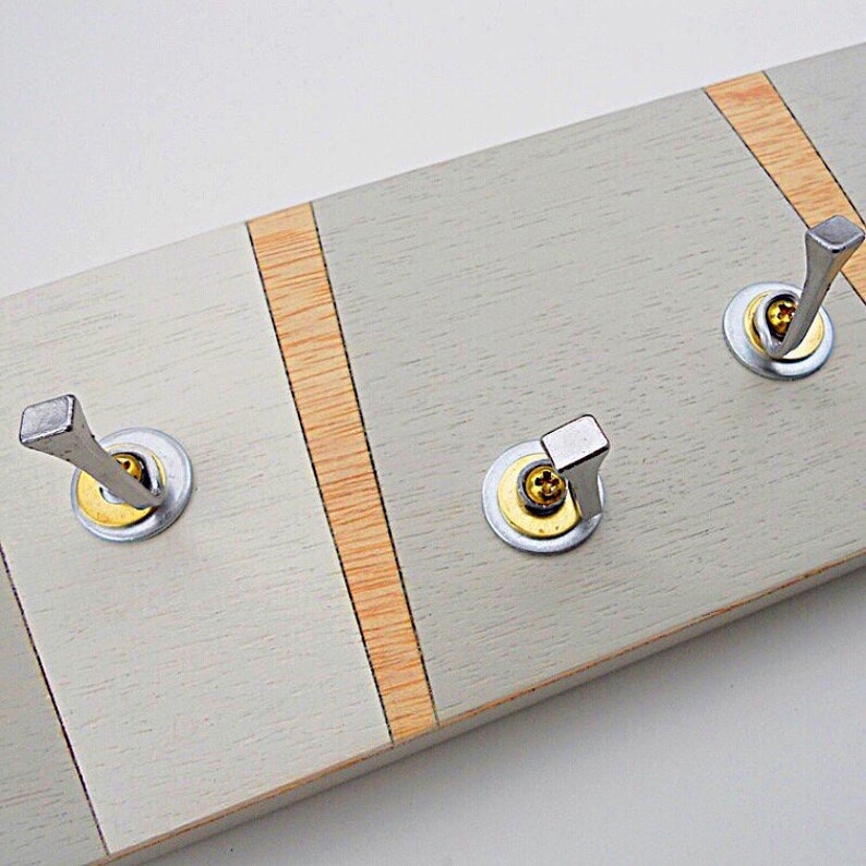 KEY HOOK GEOMETRIC Modern Linear Design Key Rack Hooks Etsy