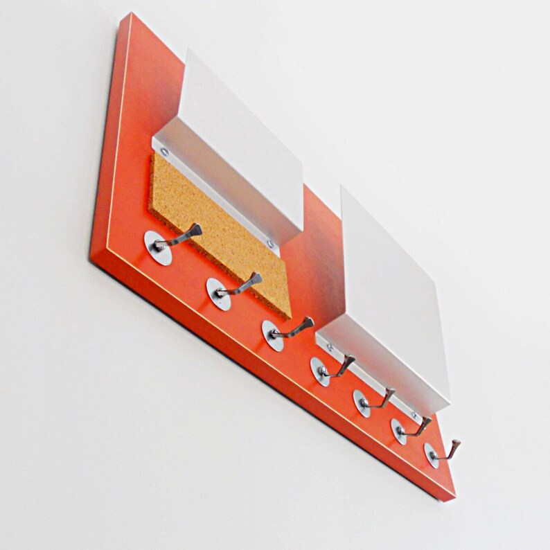 OFFICE WALL ORGANIZER File Mail Holder Bulletin Cork Board Etsy