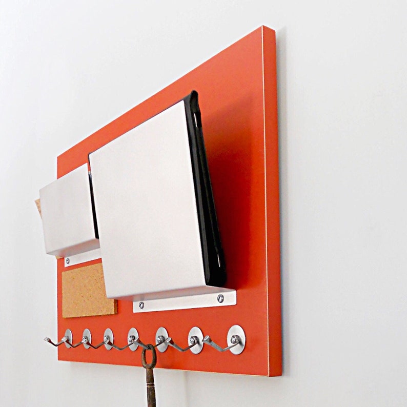 OFFICE WALL ORGANIZER File Mail Holder Bulletin Cork Board Etsy