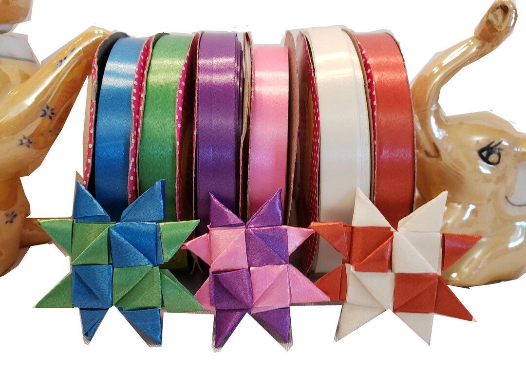 Spools of Ribbon for Weaving Thai Figures; Thai Ribbon; PPP Ribbon for ...
