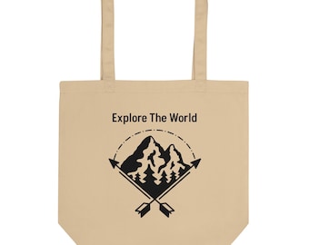 Draagtas van biologisch katoen: ontdek de wereld.