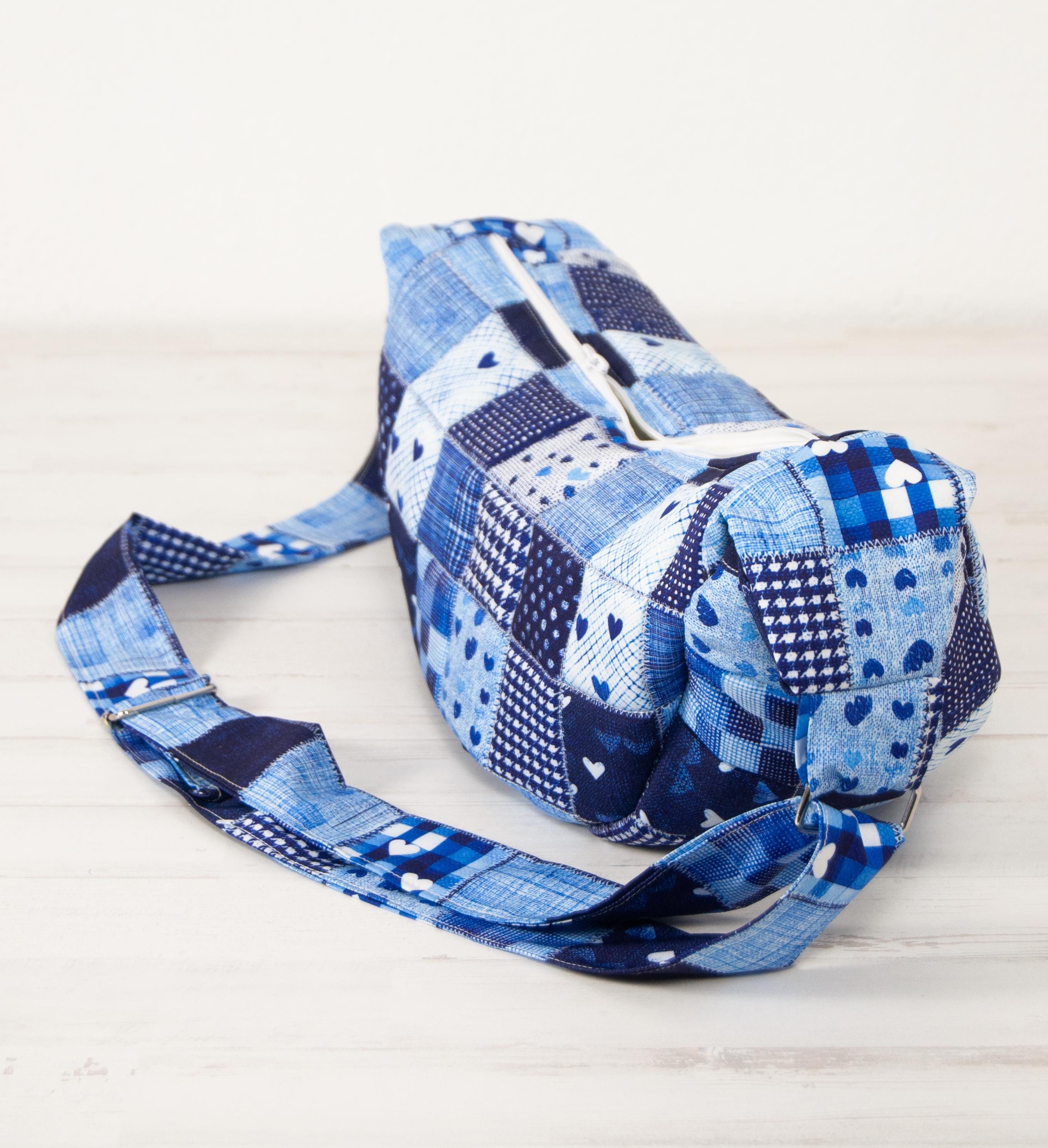 Patchwork Moon Patchwork Moon Bag Sewing Pattern – Beginner Quilted Shoulder Bag ...