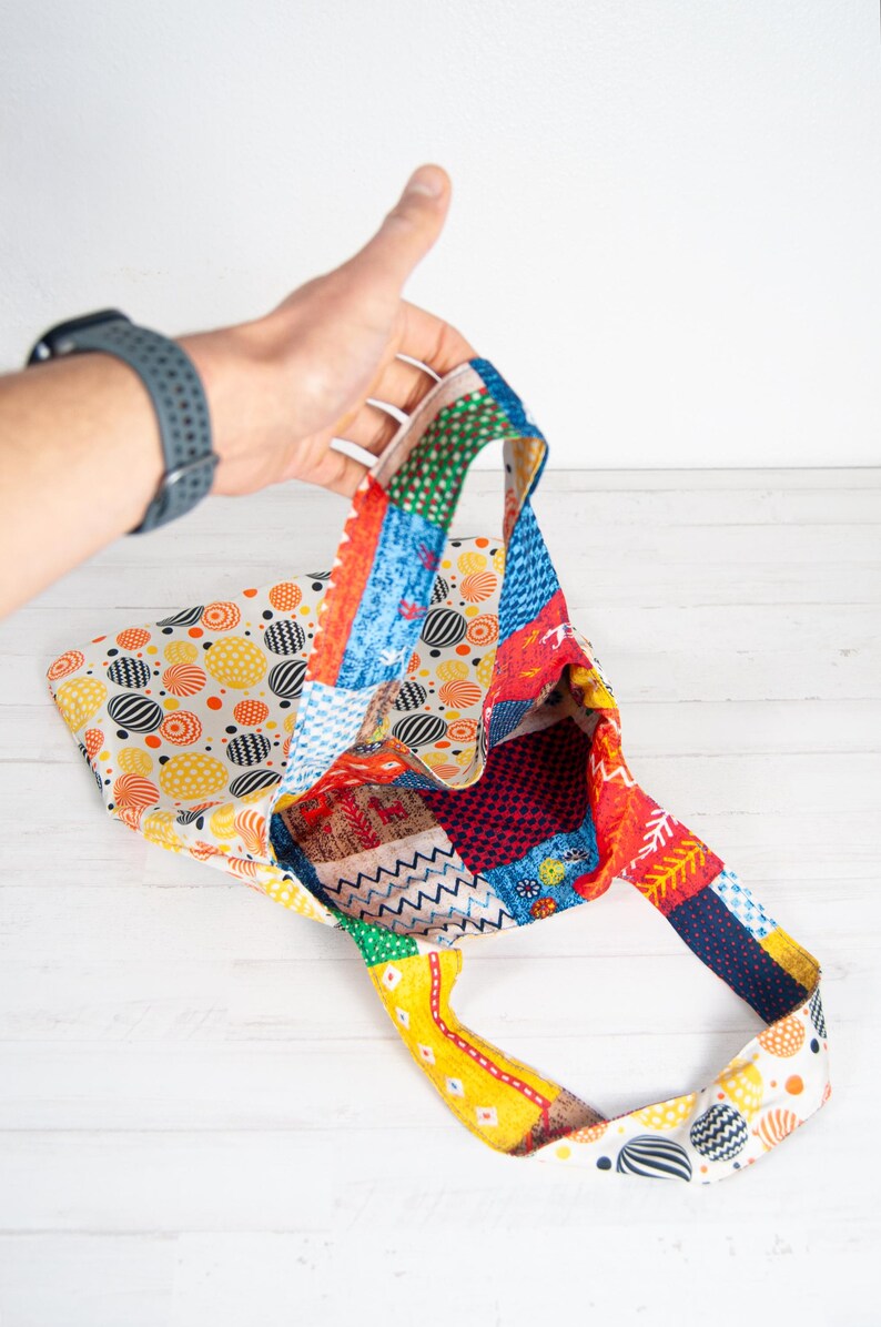 Reversible Tote Bag Sewing Pattern — Sew a Versatile Two-in-one Tote ...