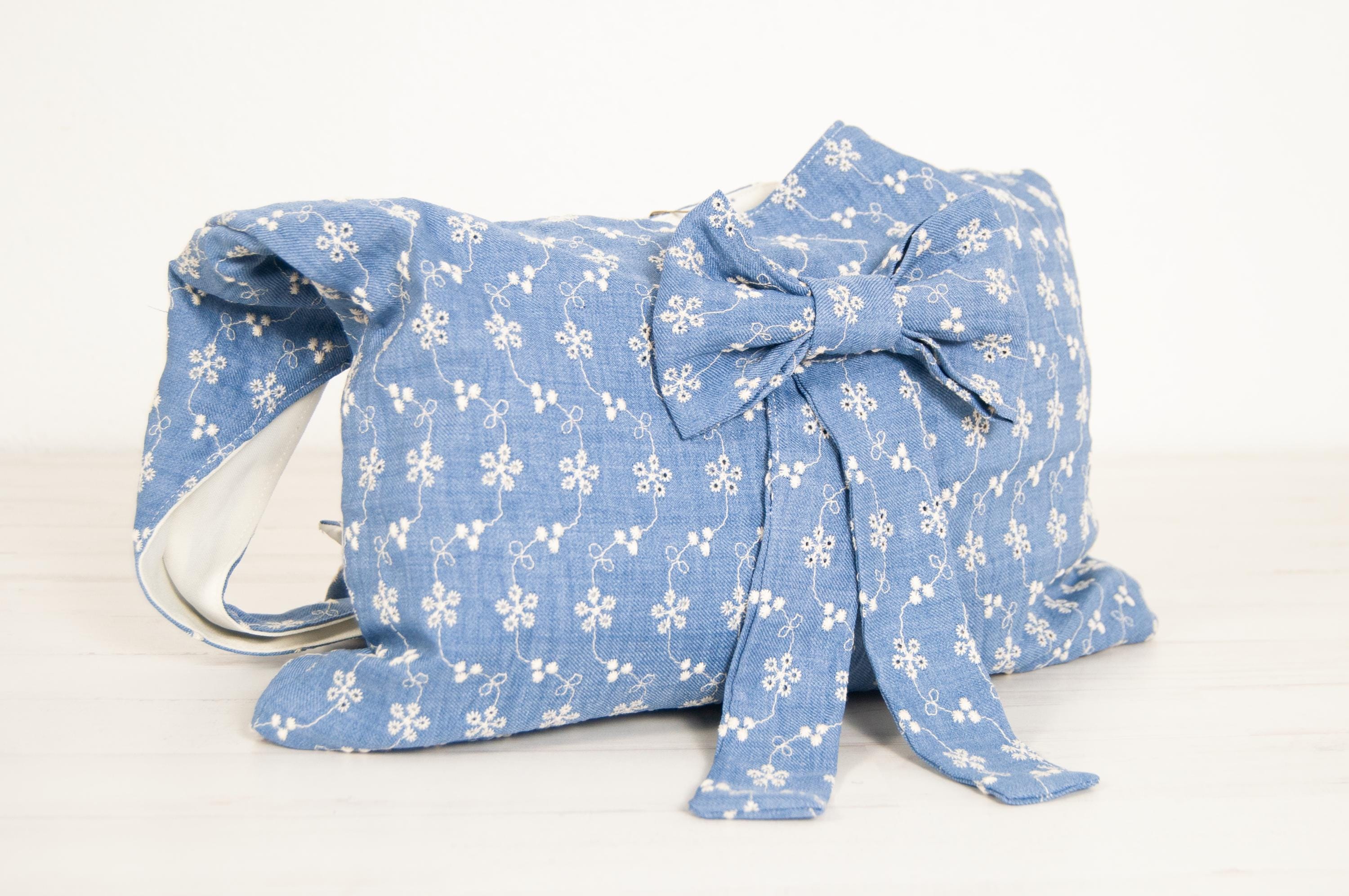 Bow Tote Bag Sewing Pattern — Sew a Romantic Tote With Adjustable Tie ...