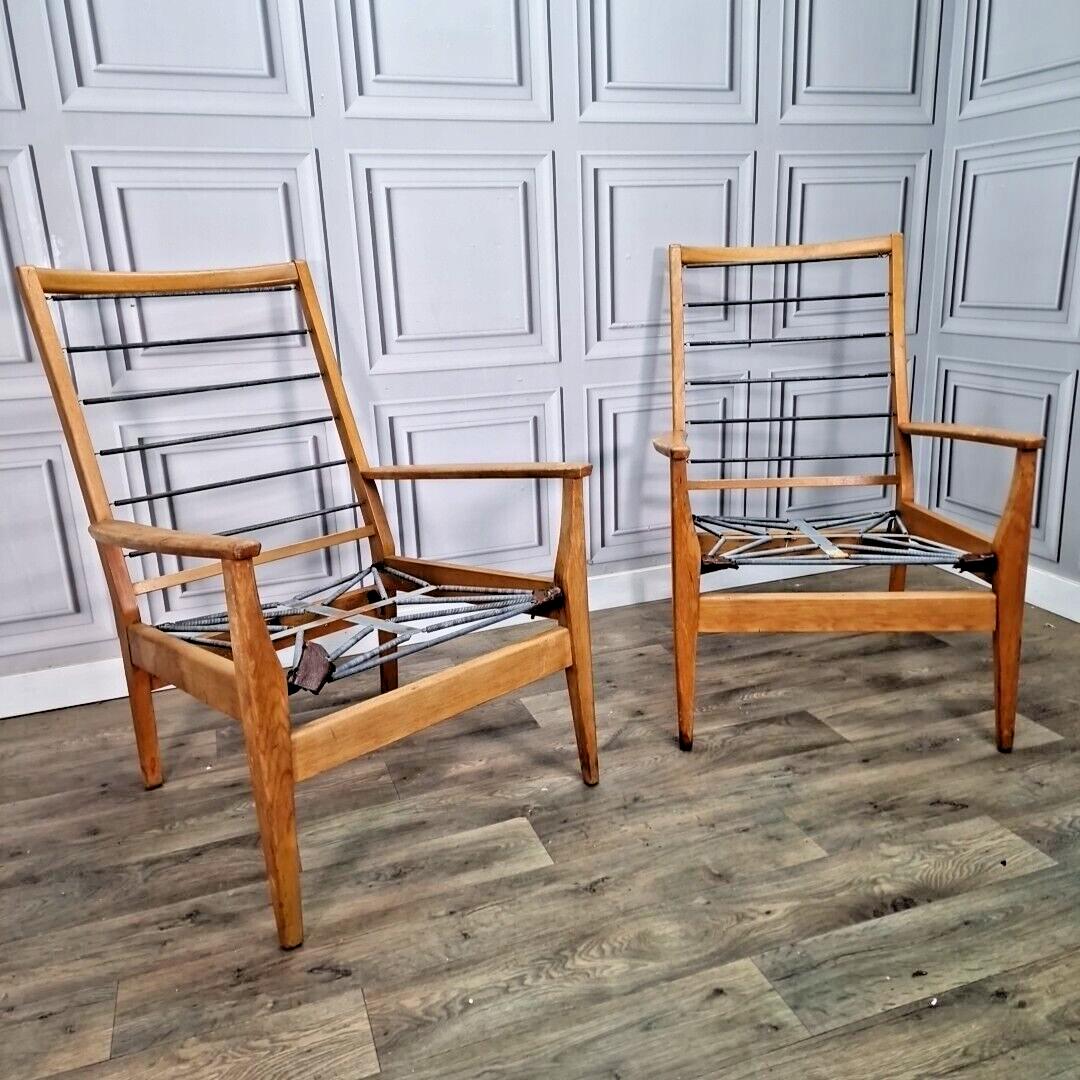 Cintique シンティーク【Vintage｜EUR 60's 70s'】 Mid-Century Teak Lounge Chair from Cintique, 1960s for sale at Pamono