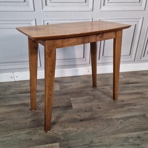 Retro Vintage Wooden Side Coffee Table  Simple Utility Design  Mid Century Mcm