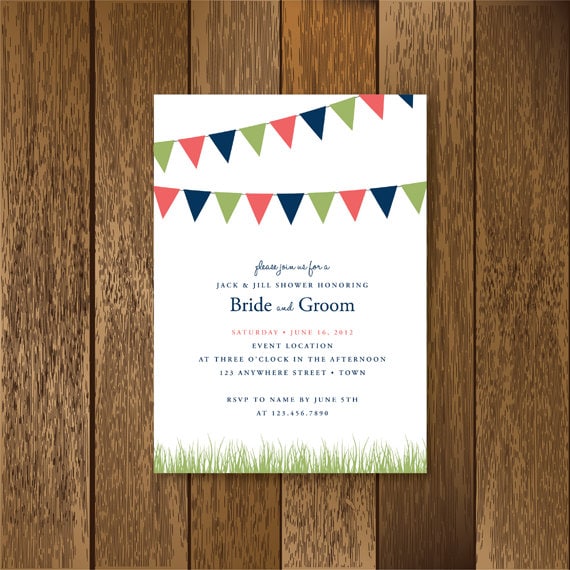 Items similar to Jack and Jill Invitation on Etsy
