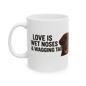 Dog Lover&#39;s Ceramic Mug - Perfect for Pet Parents, Gift for Dog Lovers, Cute Mug for Coffee, Funny Dog Mom Cup, Personalized Pet Lover Gift