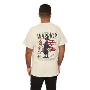 Samurai Warrior T-shirt, Japanese Art Tee, Bushido Shirt, Traditional Japan Clothing, Martial Arts Gift, Unique Samurai Tee