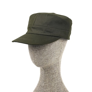 Cotton Castro Cap, Adjustable Military Cadet Hat, Unisex Streetwear
