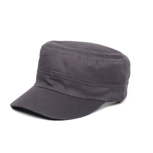 Cotton Castro Cap, Adjustable Military Cadet Hat, Unisex Streetwear