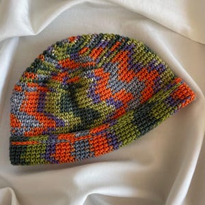 Crochet Docker Cap , Skull Cap,Handmade Fisherman Beanie Hat, Summer Crochet Skullcap ,Summer Crochet Docker Cap, Streetwear Docker Cap