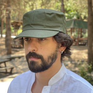 Katoenen Castro-pet, verstelbare militaire cadettenhoed, uniseks streetwear