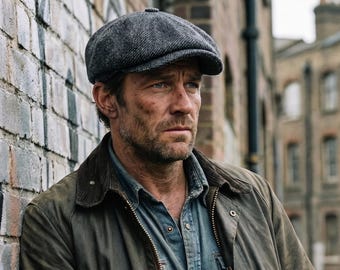 Wool Newsboy Cap: Vintage Style Gatsby Hat,Peaky Blinders Cap