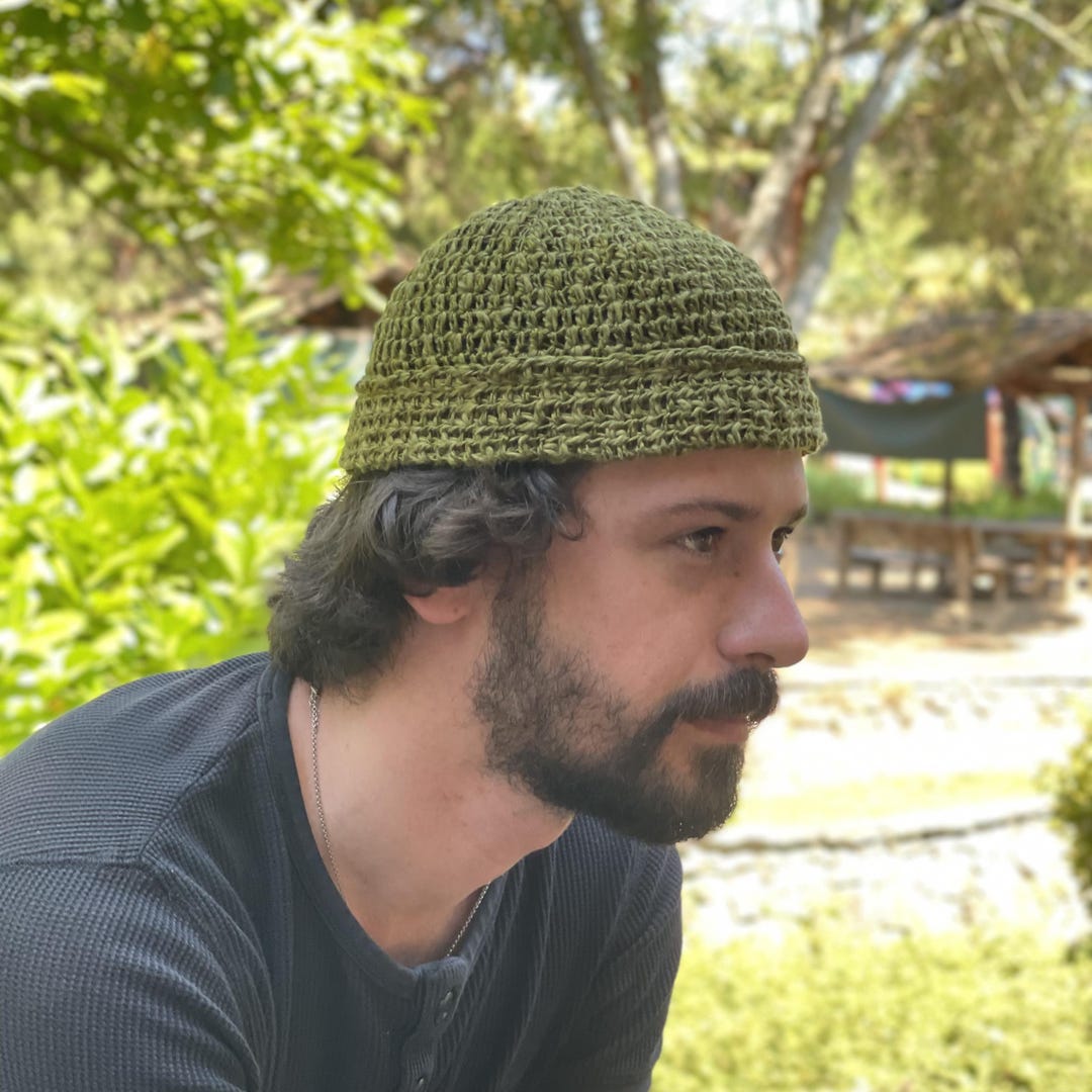 Docker Cap Pattern Handmade Cotton Crochet Docker Cap: Lightweight Fisherman Beanie - Etsy