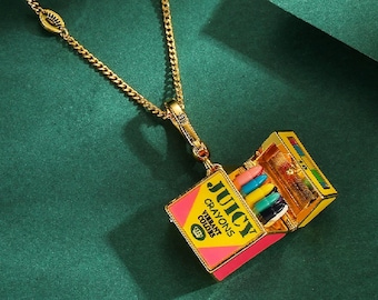 Rare Juicy Couture Craton box necklace