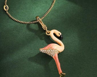 uicy Couture pink flamingo charm