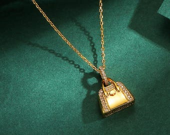 Juicy couture Gold Handbag Pendant Necklace