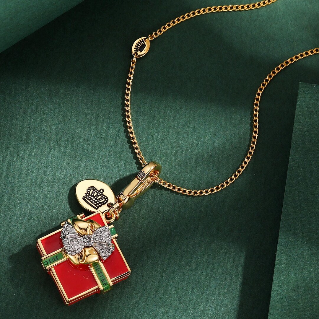 Juicy Couture Christmas Present Holiday Charm - Etsy