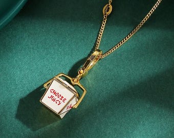 Vintage Juicy Couture Take Out Box Charm