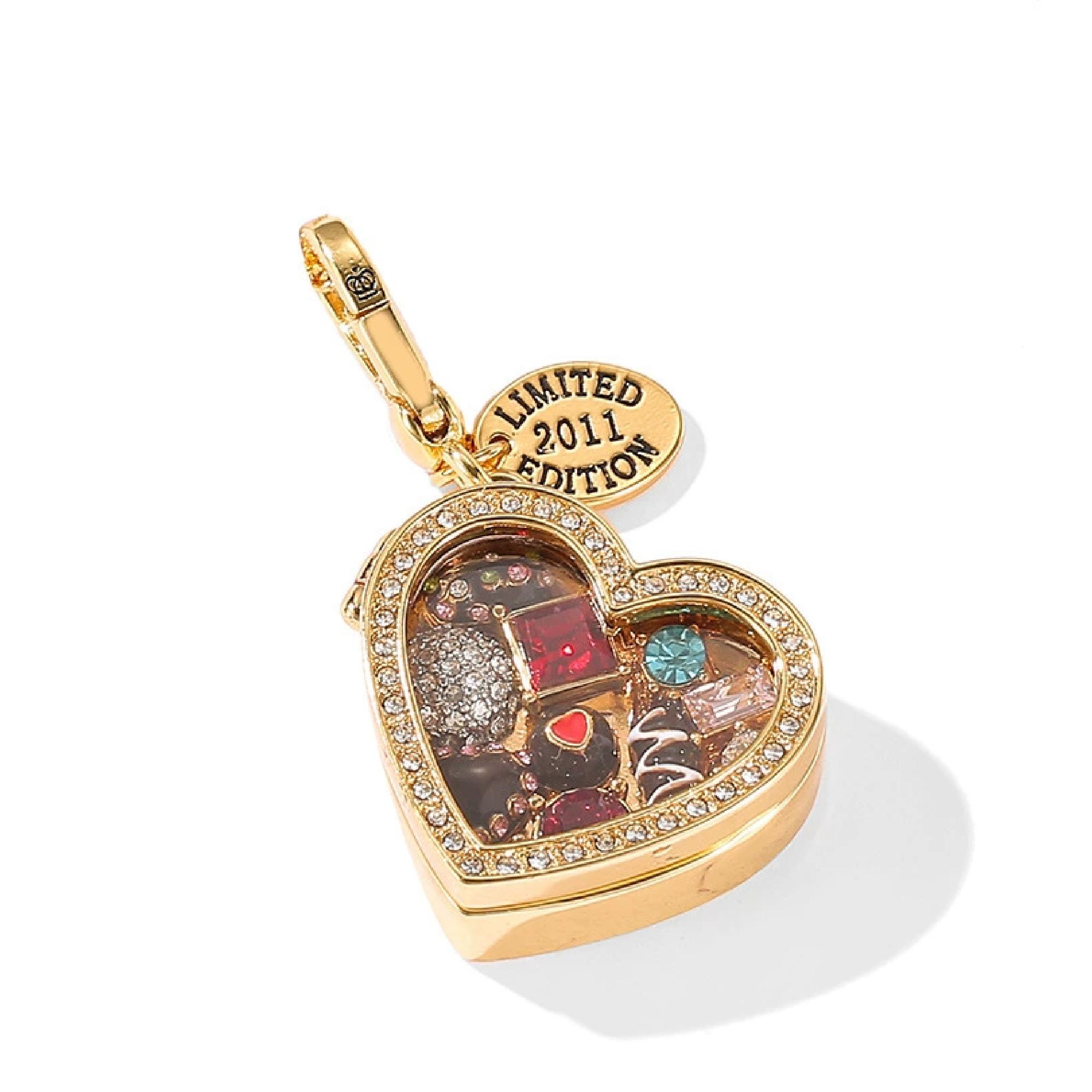 Juicy Couture Openable Charm Heart Chocolate Box Pendant. - Etsy