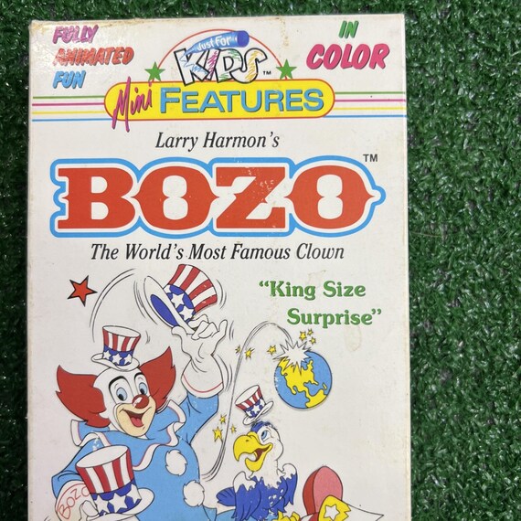 Vintage Larry Harmon's BOZO the Worlds Most Famous Clown King Size