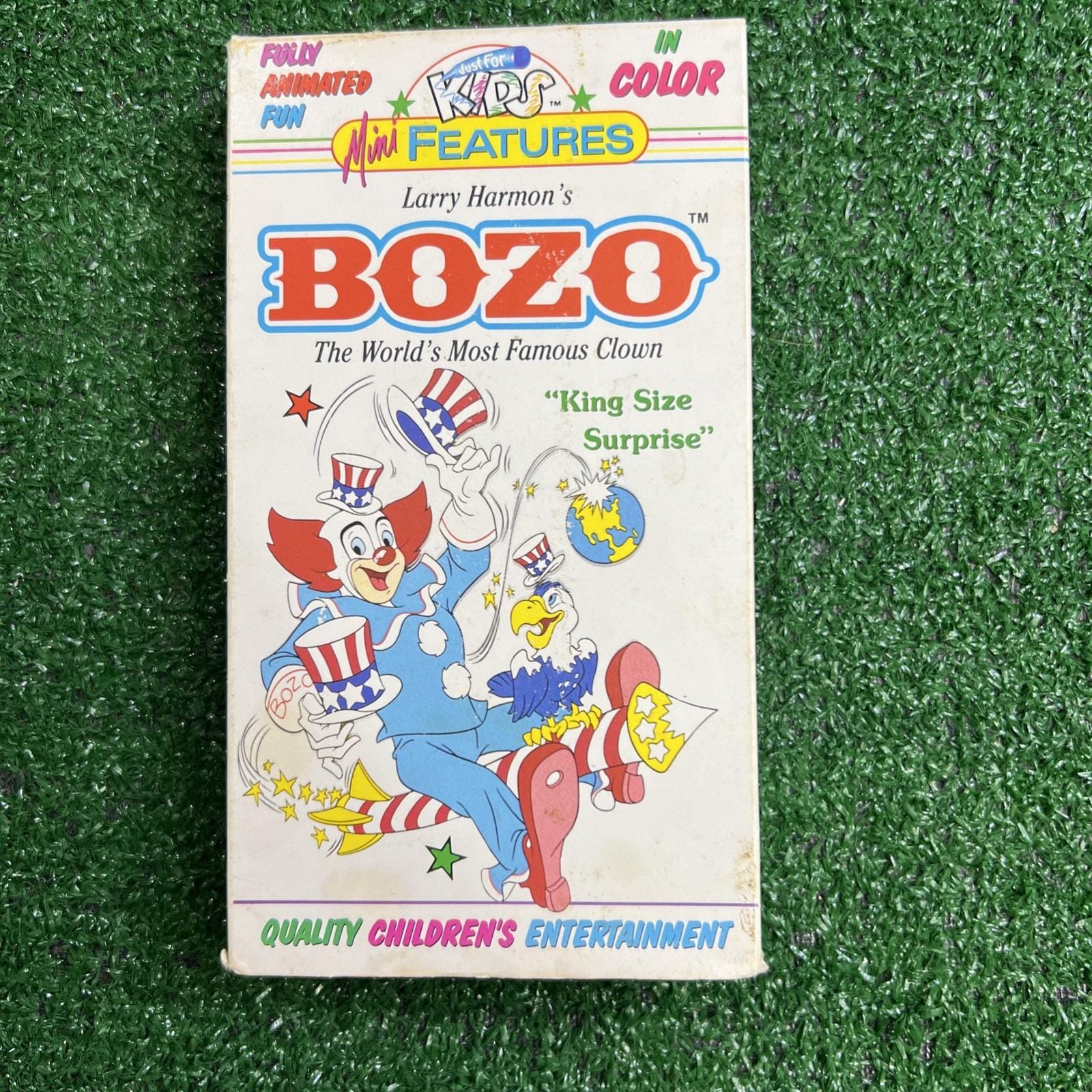 Vintage Larry Harmon's BOZO the Worlds Most Famous Clown King Size