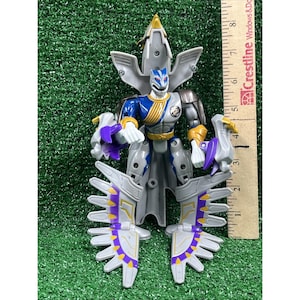 Power Rangers Wild Force Lunar Wolf Primal Morphin Action Figure 2002 Bandai zdjęcie 4