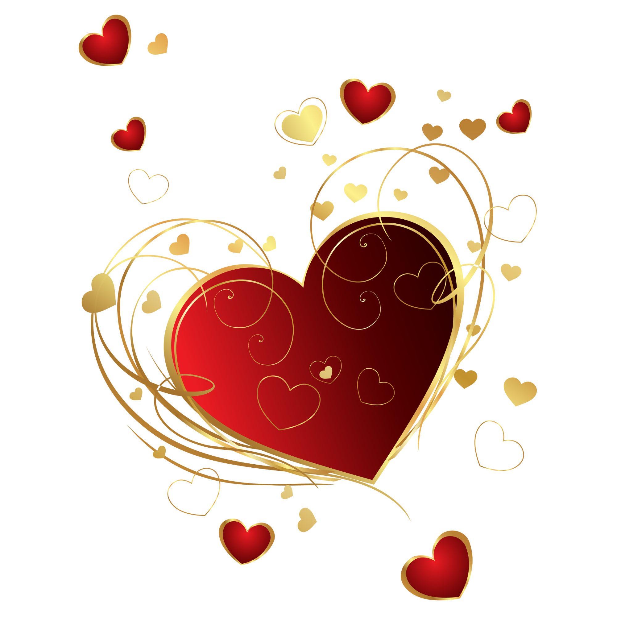 Red Hearts SVG Bundle: Valentine's Day Graphics (digital Download) - Etsy