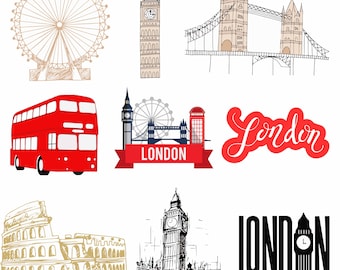 London SVG, PNG, DXF |  City Skyline Clipart | Travelling | Travel tshirt ,  Adventure svg
