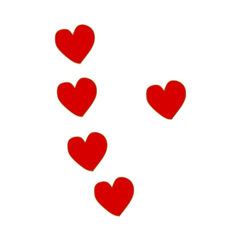 Red Hearts SVG Bundle: Valentine's Day Graphics (digital Download) - Etsy