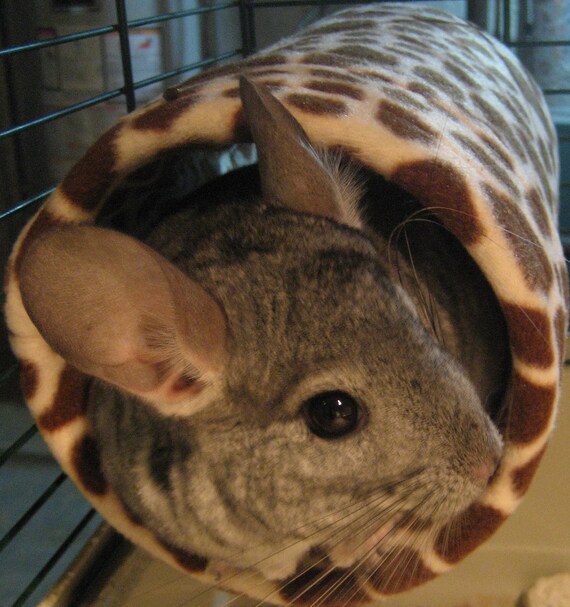 Items similar to XXL Fleece Covered Tube for Chinchillas and Other Small Animals I Use ONLY