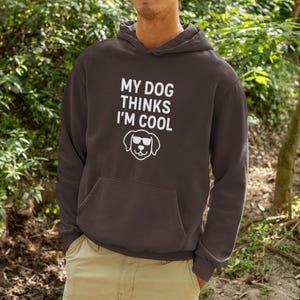 Funny Dog Lover Hoodie: Unisex Cotton-Blend Sweatshirt